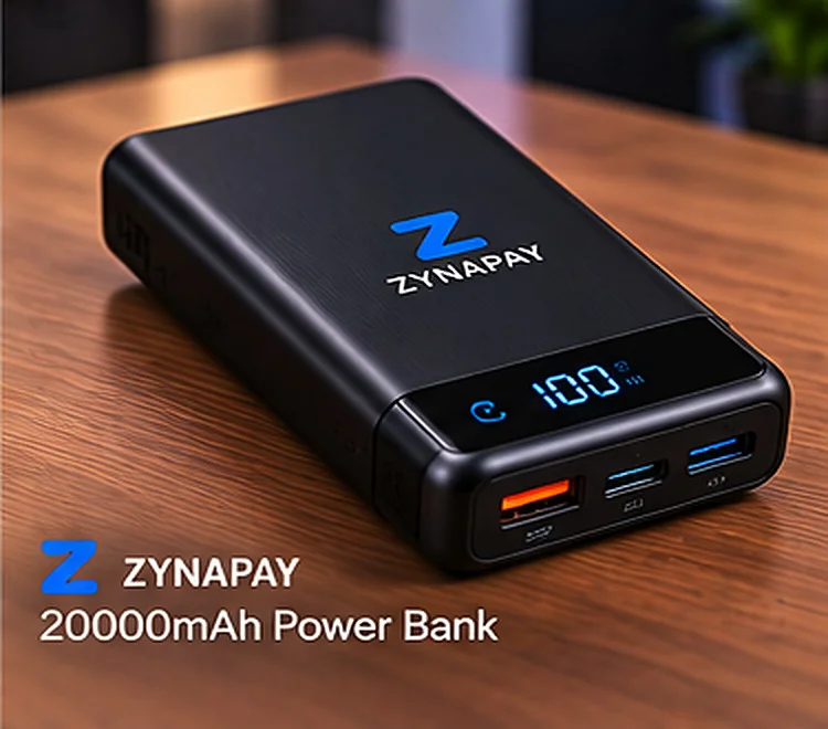 20000mAh Power Bank — LED Edition