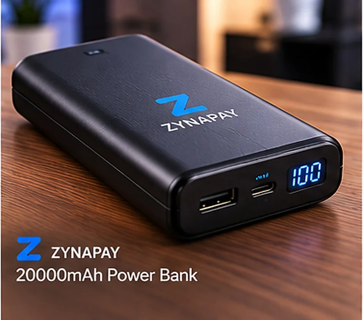 20000mAh Power Bank — LED Display