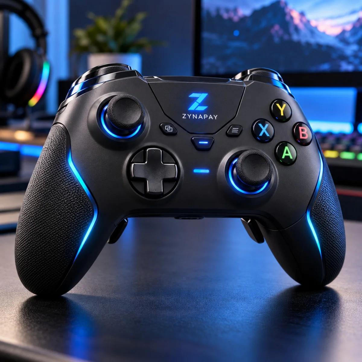 ZynaPay Blue Lit Controller