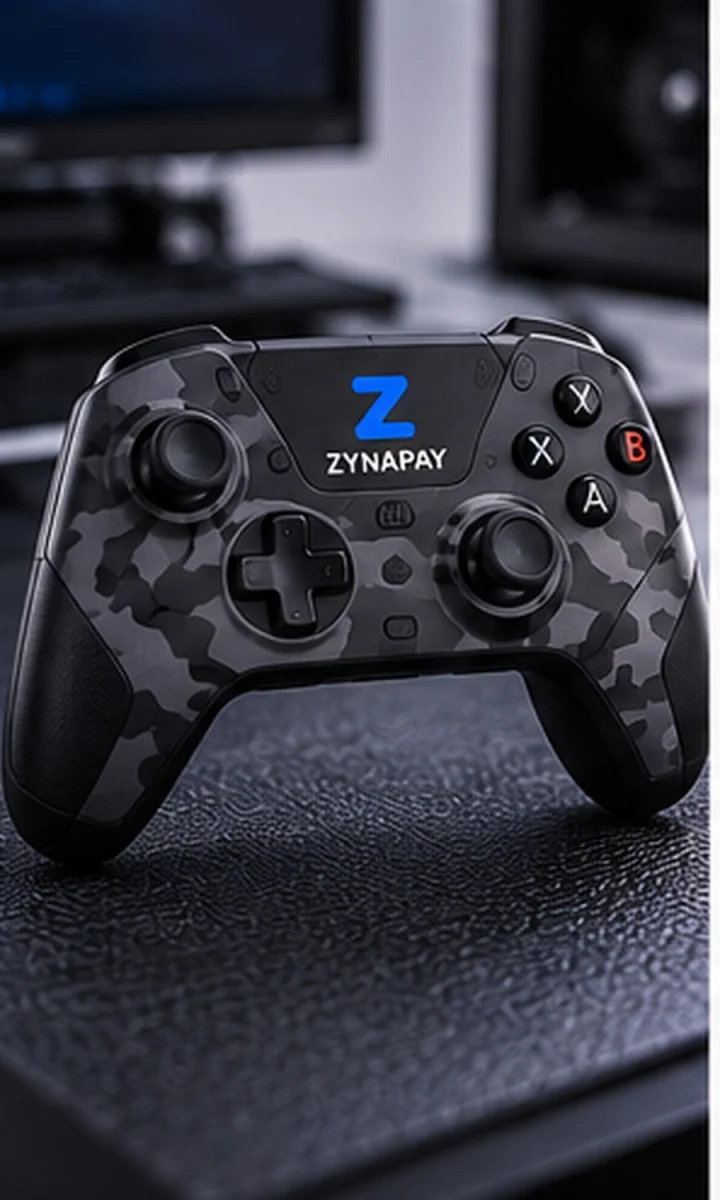ZynaPay Gray Camouflage Controller