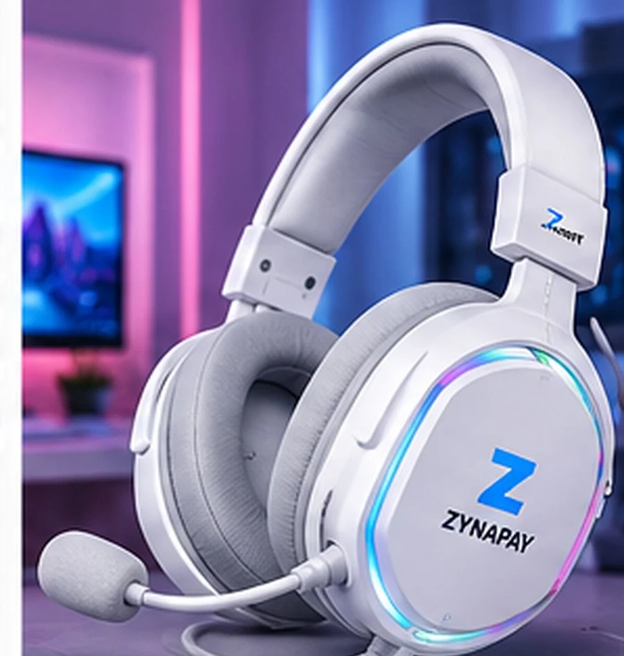ZynaPay White Edition Headset