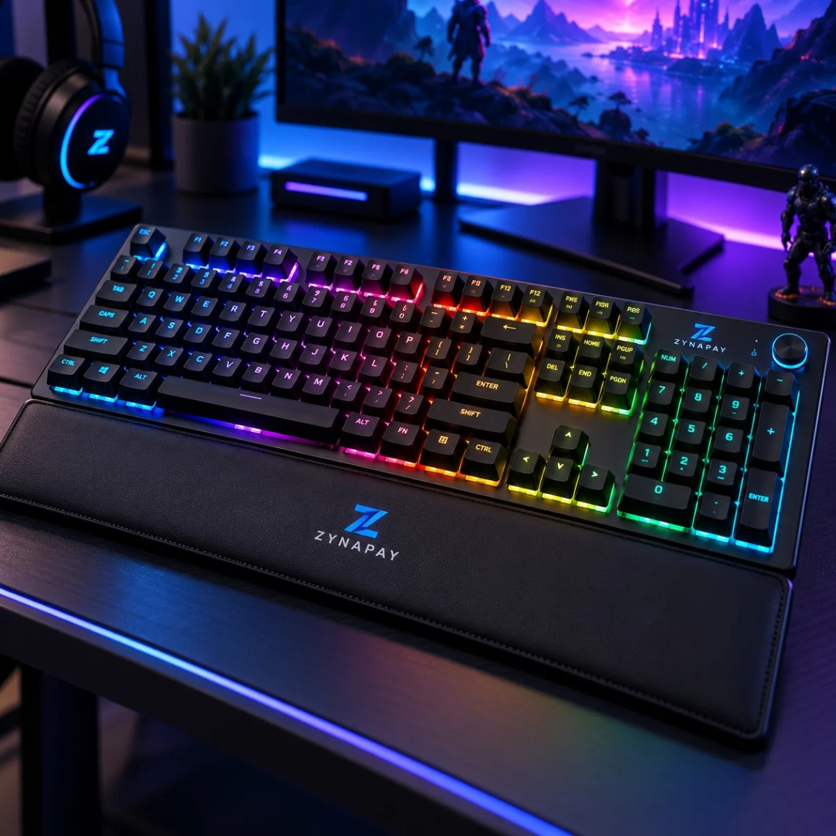 ZynaPay Commander RGB Keyboard
