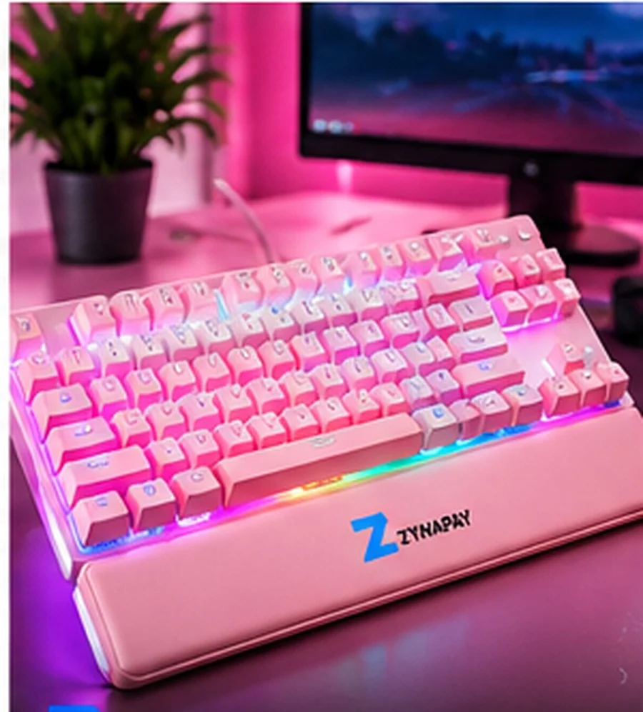 ZynaPay Pink Edition Keyboard