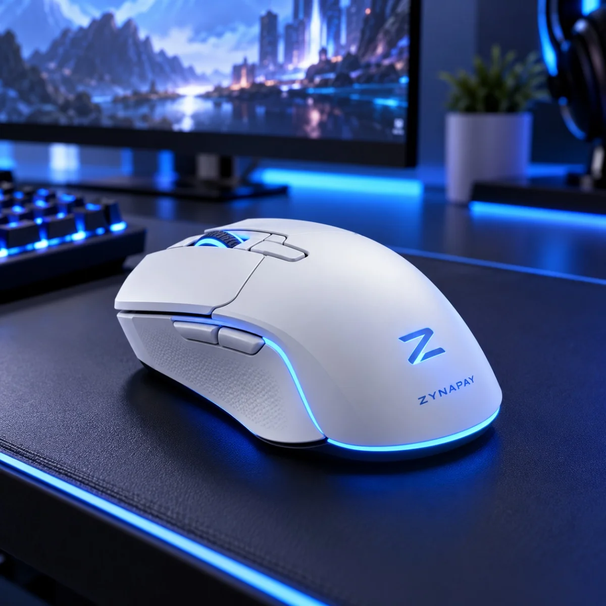 ZynaPay Premium Black Gold Mouse
