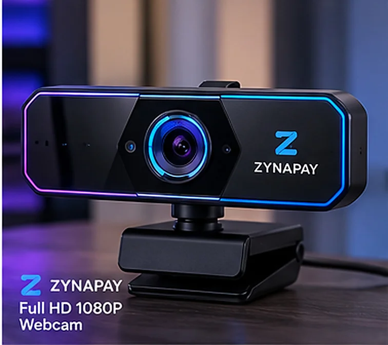 Zynapay Core Streaming Accessory — 1080p USB webcam
